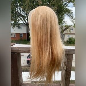 ISENBERG PROFESSIONAL SALON REMY GOLDEN BLOND HUMAN HAIR 1 Pc  CLIP IN EXTENSION